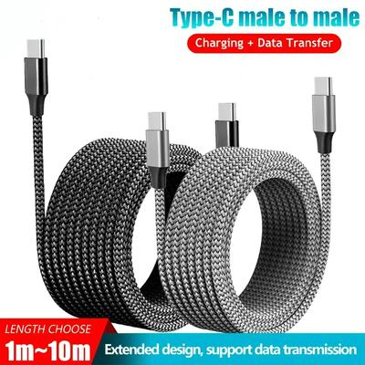 Type C To Type C PD 60W Fast Charging Cable Type C 3m 5m 8m 10m Extending Data Cable for iPhone 15 Pro Max Huawei Xiaomi Samsung