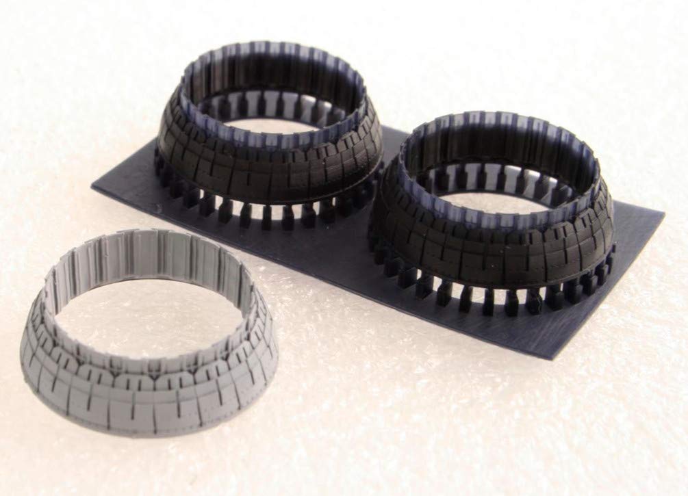 Car Model Exhaust Nozzle Set Open State Plastic Model Parts 1/48 F-14A P&W (Tamiya/Hasegawa) KALMA-48019
