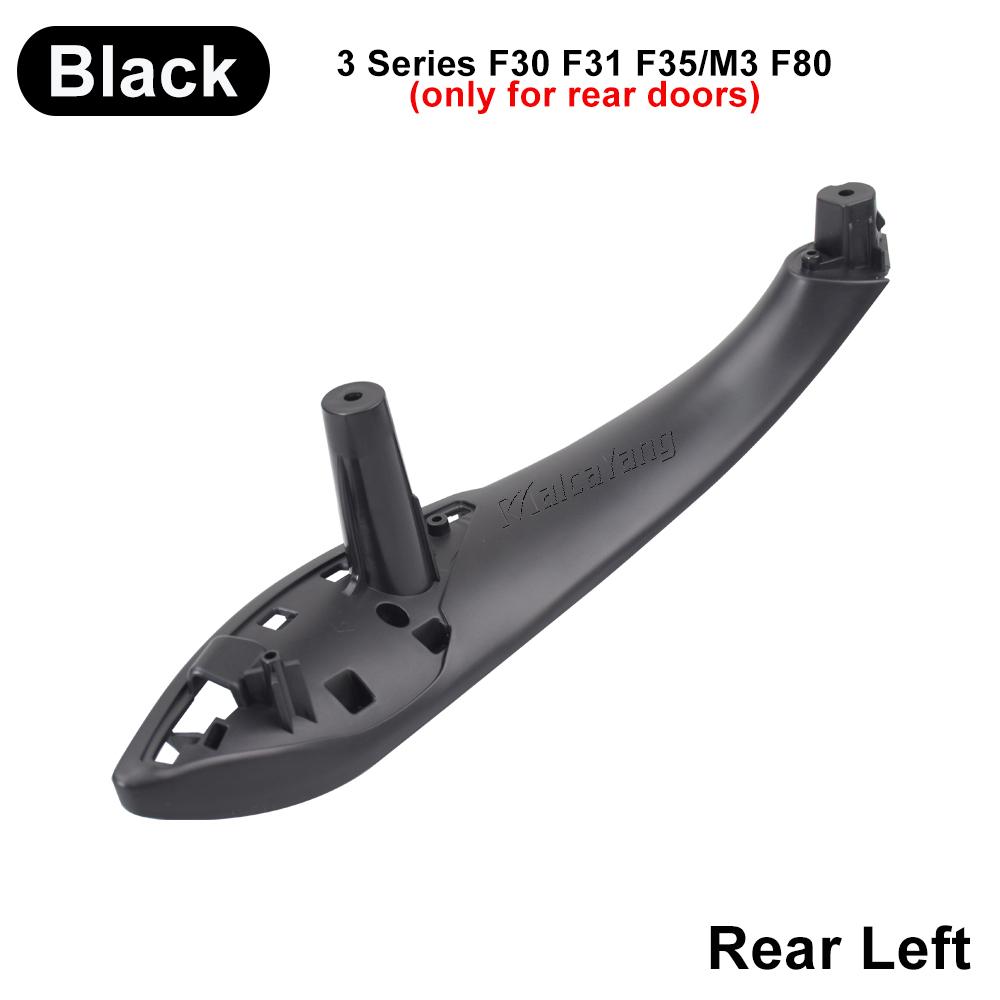 Car Styling Black Beige Front Rear Left / Right Car Interior Door Pull Handle Trim Cover For BMW F30 F80 F31 F32 F33 F35 13-18