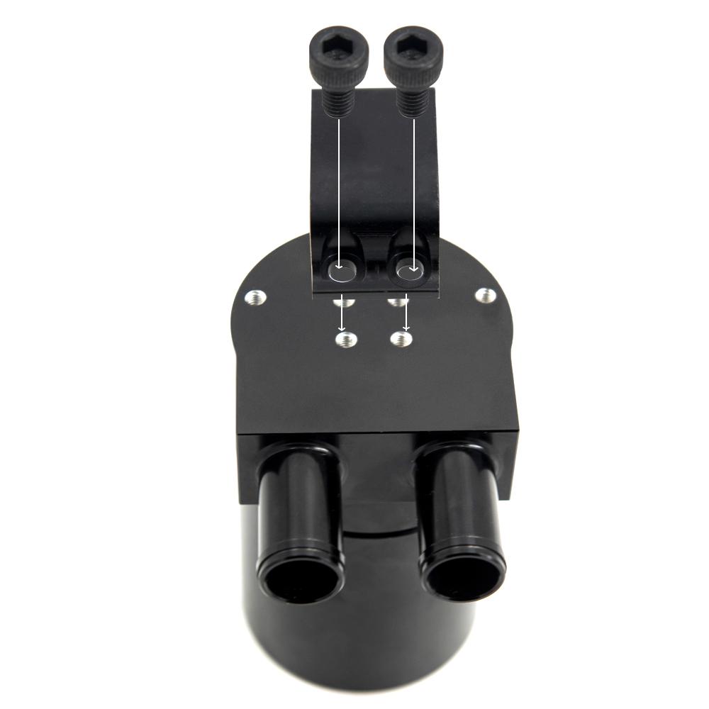 Black Aluminum Alloy Reservior Oil Catch Can Tank with Radiator Hose for BMW N54 335i 135i E90 E92 E82 2006-2010