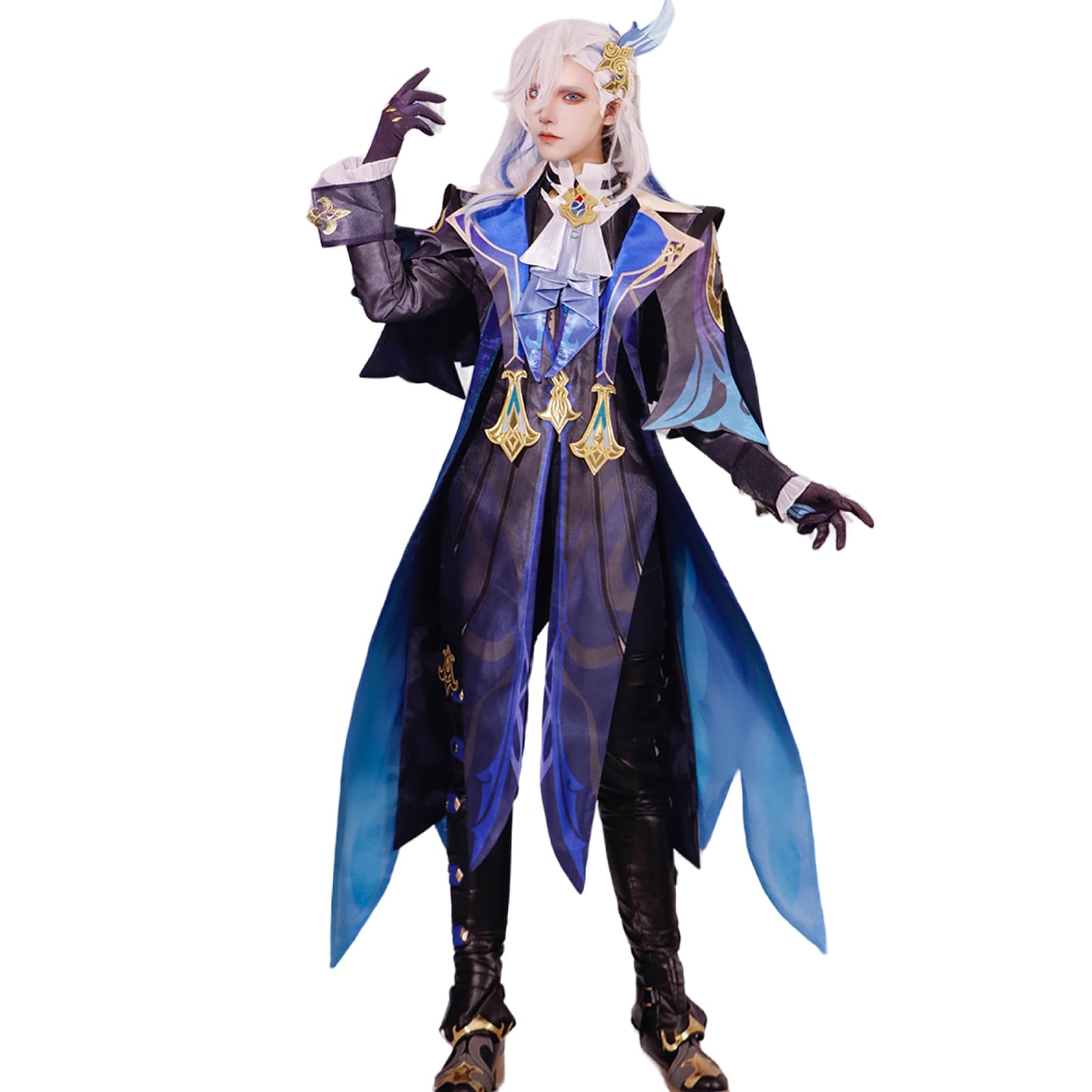 

[BASETAKE] Костюм для косплея Genshin Impact Genshin Impact Нёвиллет Genshin Impact Костюм для косплея