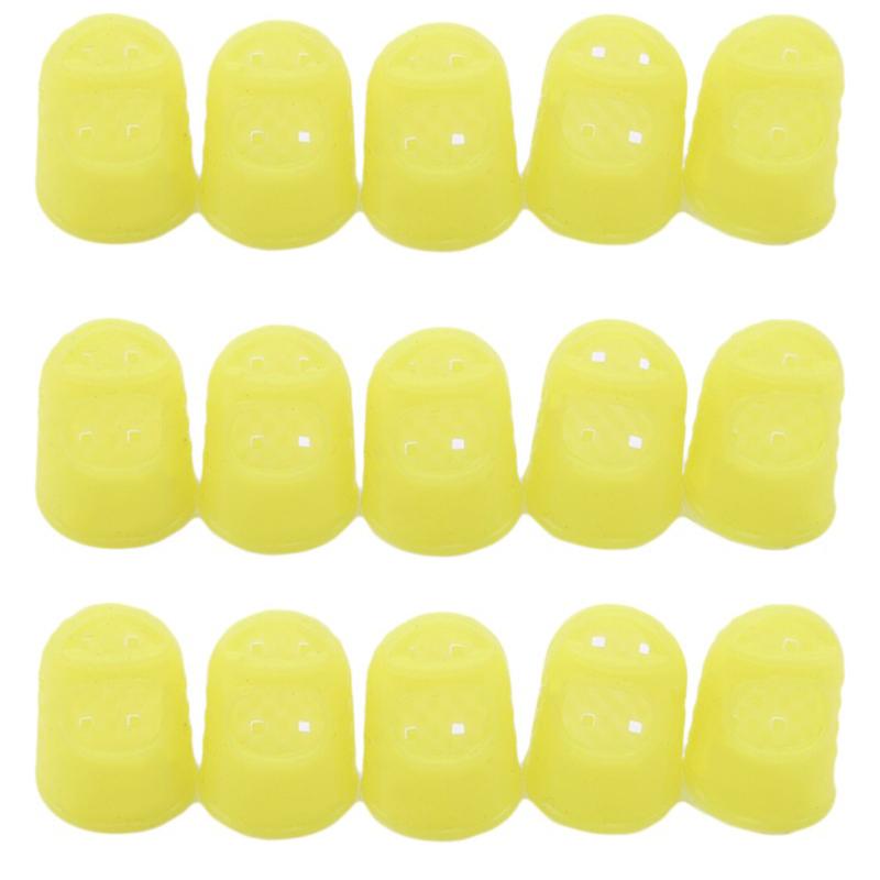 Sewing Thimble Breathable Protective Silicone Finger Thimble Finger Cover Caps Quilting Sewing Needlework Craft NEW