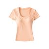 Spice girl u-neck short-sleeved t-shirt women's short with chest pad summer waist tight sexy t-shirt high waist bottoming shirt top