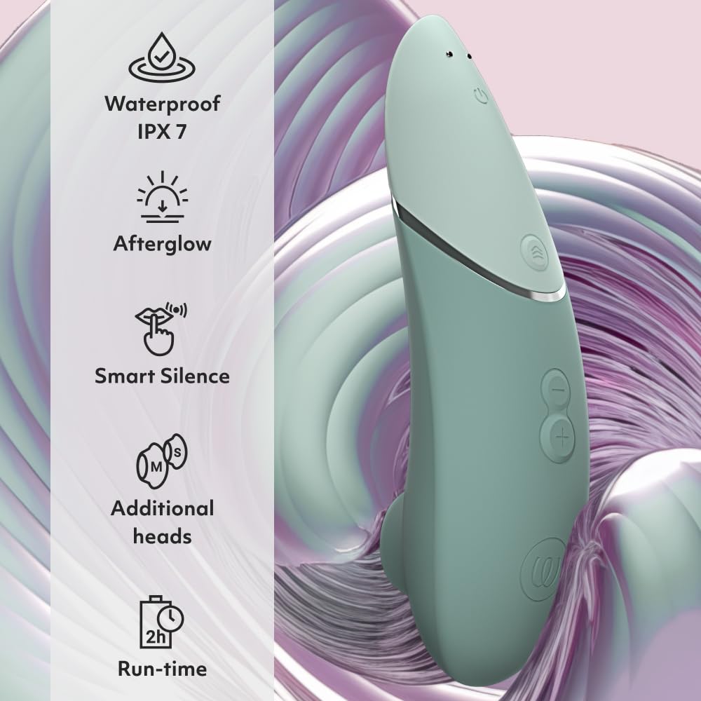 Womanizer Next 3D Pleasure Air Clitoral Suction Suction Clitoral Suction Sage Vibrator, Vibrator, Toy, Waterproof, Rechargeable,