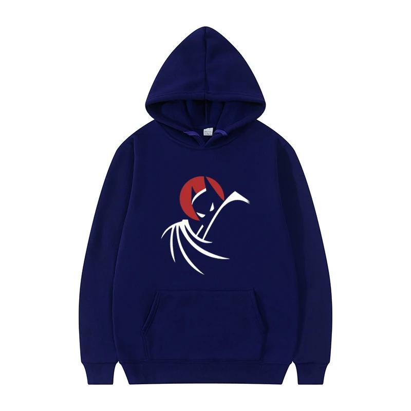 Herbst- und Winter Herren Kapuzenpullover Sport Fledermaus Animationsserie Anime Kleidung Herren- und Damenmode täglich lässig warmes Oberteil