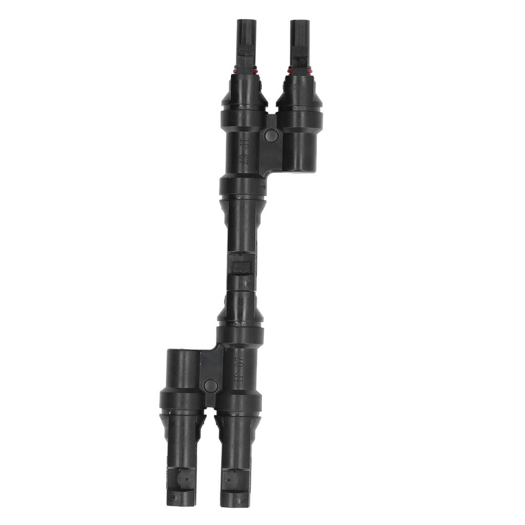 1 Pair Solar Branch Connector 2 to 1 Male Female Waterproof for PV Panel Cable 40A 1000V DC