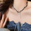 Planet Chain Tassel Necklace Girls Spring Summer Sweet Cool Spice Girl Style Necklace Design Sense Accessories Premium Clavicle Chain