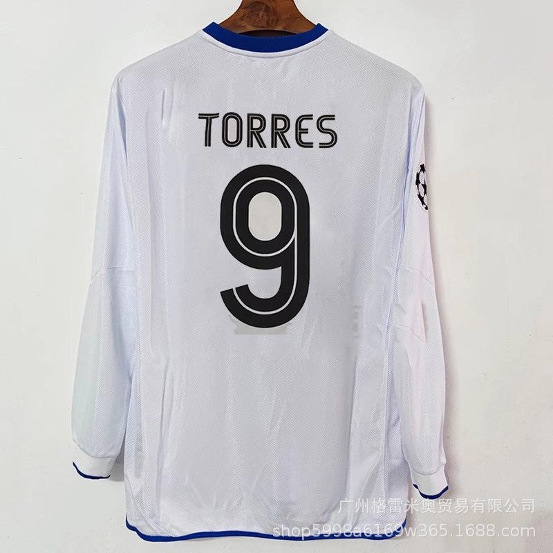 Retro Jersey Chelsea Series Jersey Long Short Sleeve Explosive Star Collection 8 Lampard 9 Torres Football Jersey