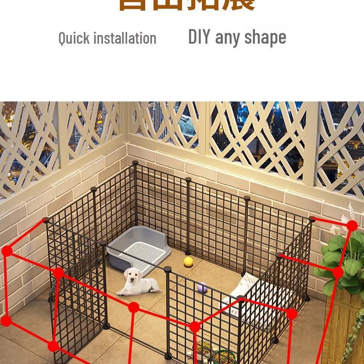 Pet Fence: Indoor Cage and Isolation Gate for Small To Medium Dogs and Cats