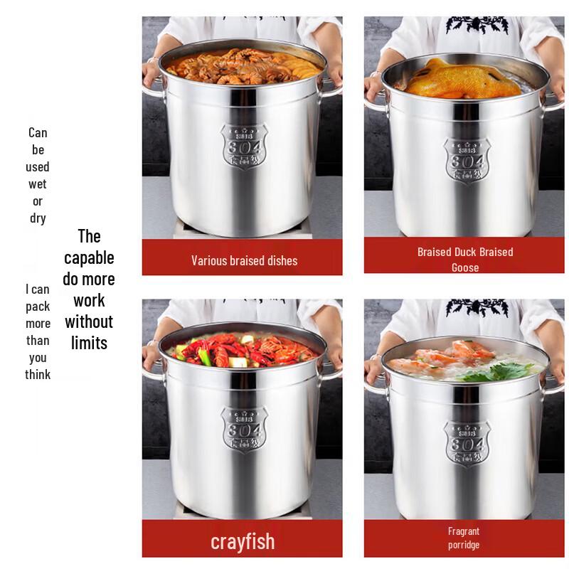 Jiegengyao 304 Stainless Steel Multi-Use Pot with Lid