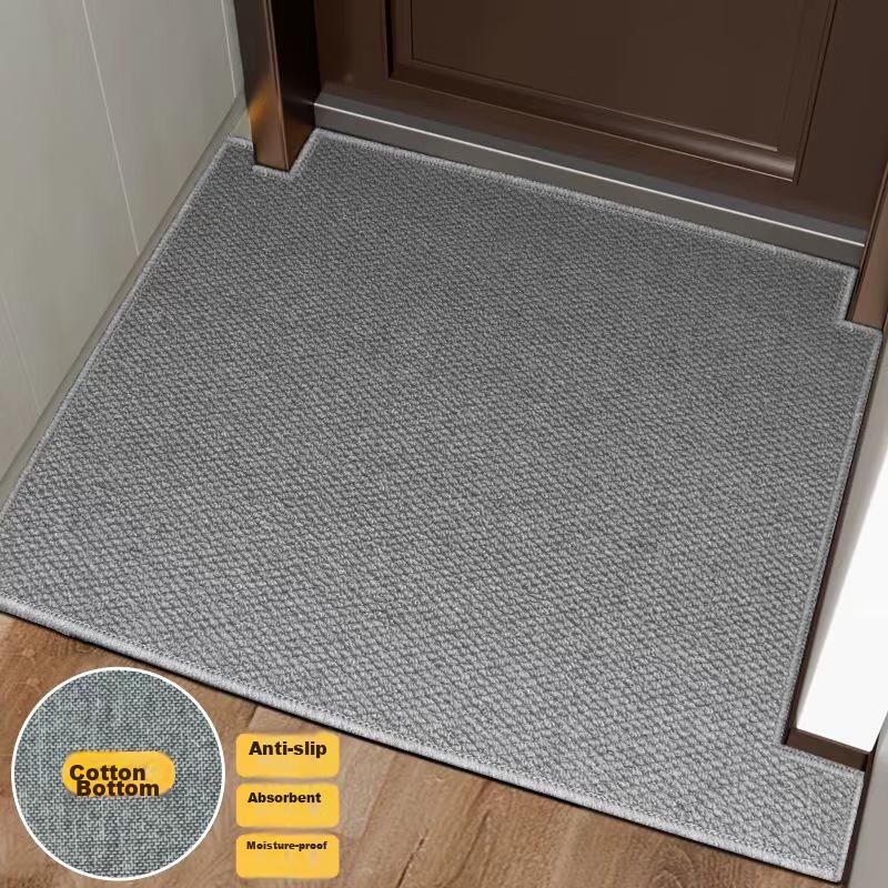Qimian Entrance Door Mat, Sisal-Like Carpet Doormat, Entrance Hallway Mat, Outdoor Rug, Foot Mat, Cuttable, 80*120