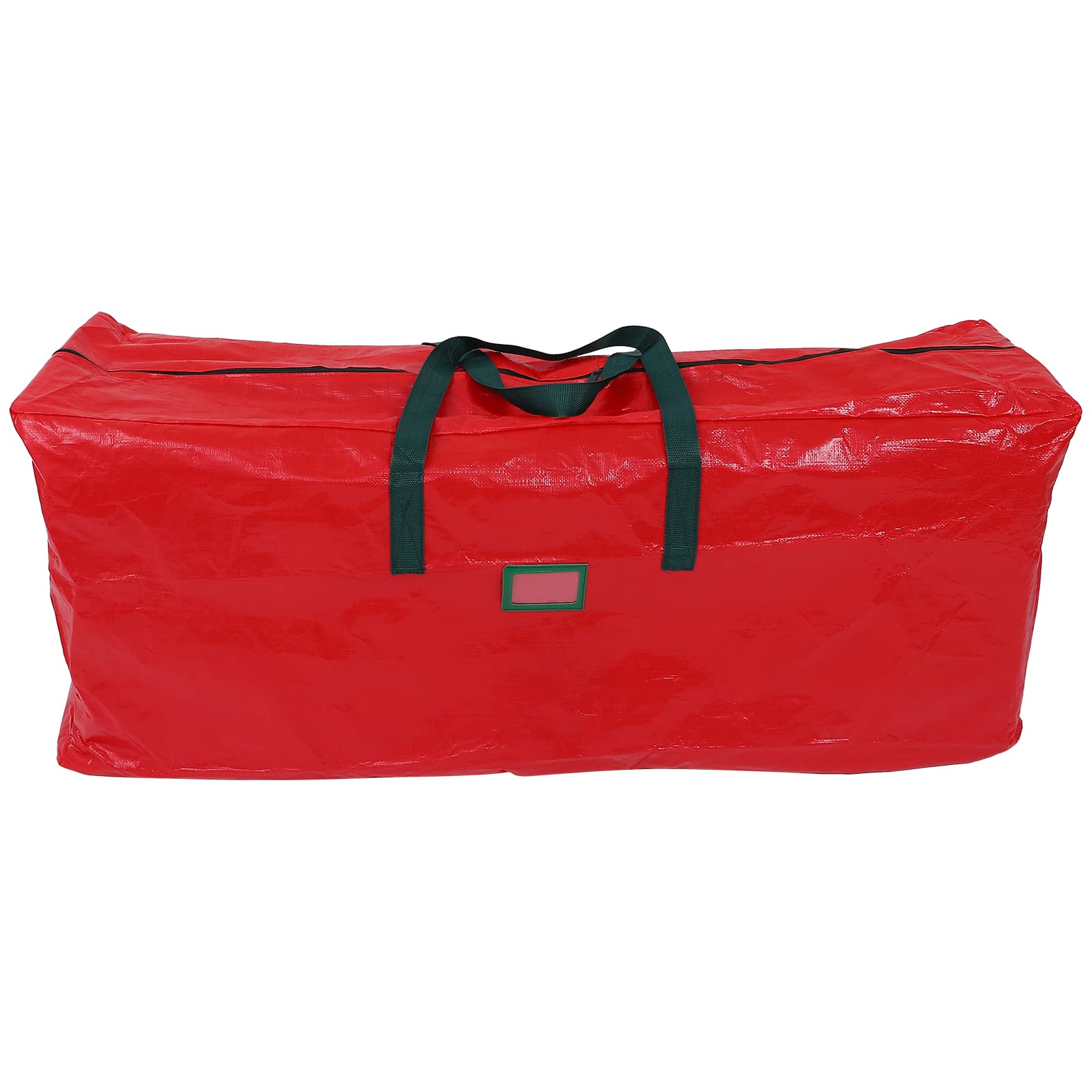 

WINOMO Контейнер для хранения рождественской елки, очень большой, сверхпрочный, с усиленной ручкой и сумкой-чехлом для хранения искусственной елки, на молнии, красный