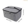 K1AE Durable Waterproof Mixer Storage Bag For 5/6/7/9 Speed Hand Mixer With Foil Lining And Carry Handle Mixer Organizers