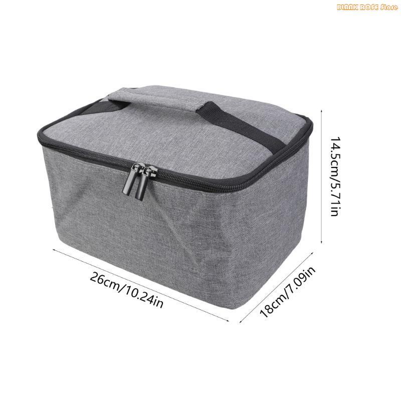K1AE Durable Waterproof Mixer Storage Bag For 5/6/7/9 Speed Hand Mixer With Foil Lining And Carry Handle Mixer Organizers