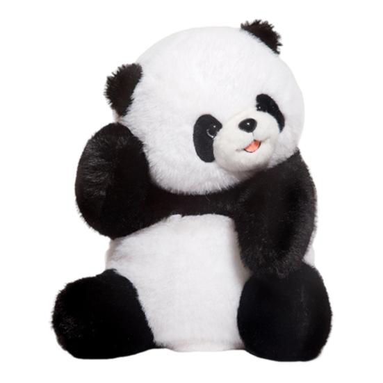 Realistic Panda Plush Toy Soft Stuffed Animal Cute Bear Plushie Simulation Fluffy Panda Doll Kawaii Gift for Girls