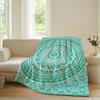 Mandala Bohemian Art Blanket Warm Soft Suitable For Bedroom Sofa Bed Living Room Office Travel Camping Gifts