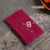 Shangqi Embroidered Plum Blossom Linen Tea Towel