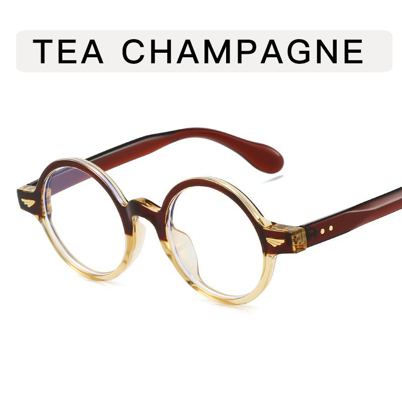 

Очки в стиле инс с круглой оправой винтажные блокирующие синий свет компьютерные оптические очки оправа унисекс 2025 новый тренд