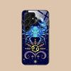 Zodiac Sign Cancer Mobile Phone Case for Samsung Galaxy S25 S24 S23 S22 S21 S20 Note20 Plus FE Ultra Glass Cover Luxury Pretty