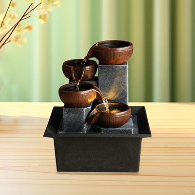 Vnitřní stolní dekorace s proudem vody Dekorativní vodní prvek pro domácí stůl