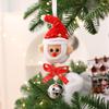 Stick Claus Pendant, Christmas Atmosphere Decoration Cartoon Old Man Bell Hanging Ornament