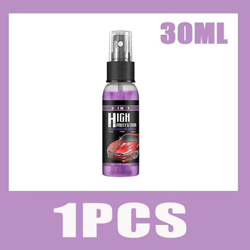 QC19 Rapid Ceramic Coating Fortify Car Wax Polish Spray Hydrophobic Intense Gloss Shine For Glass&Wheels&Paint Sealant Detail