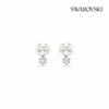 Matrix Rhodium Crystal Pearl Stud Earrings 5694225