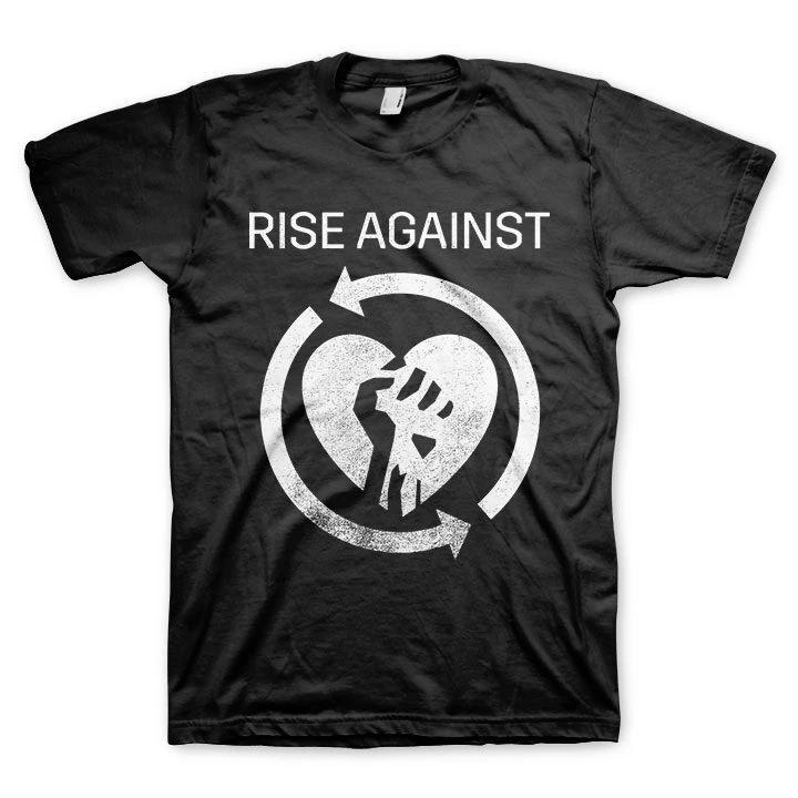 Rise Against Heart Fist Classic TShirt S