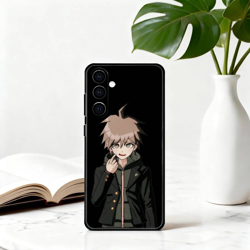 M-Makoto N-Naegi-MNES Phone Case For Samsung Galaxy A73,A72,A71,A70,A53,A52,A51,Others Soft Black Cover