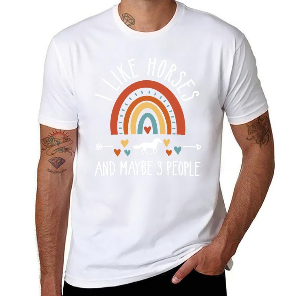 I Like Horses And Maybe 3 People TShirt Holiday Outdoor TShirt
