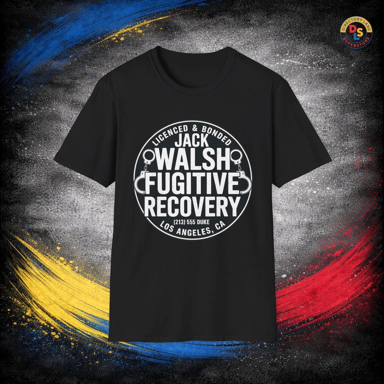 Jack Walsh Fugitive T-Shirt Midnight Run Movie Unisex Softstyle Tee S