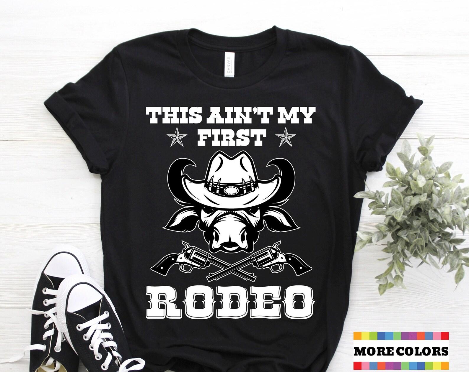 Bull Riding Rodeo Lover Bull Rider Country Cowboy Cowgirl T-shirt, Vintage Western American Rodeo Bullfighter Clown Gift Party Present Shirt 140