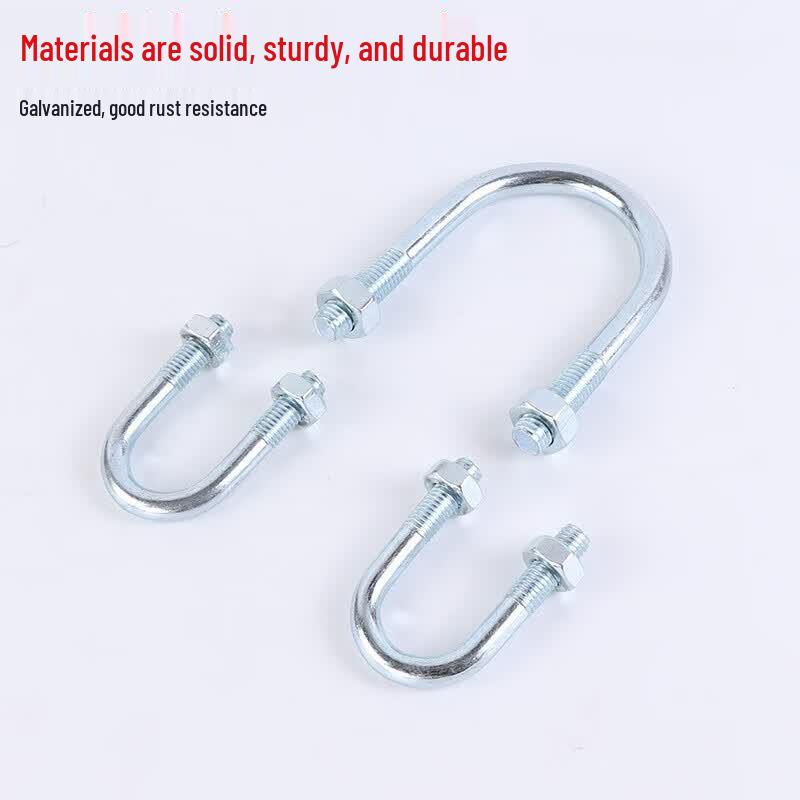 Mingzhiao Galvanized Extended U-Bolt M8X77X101 - 20 Pack