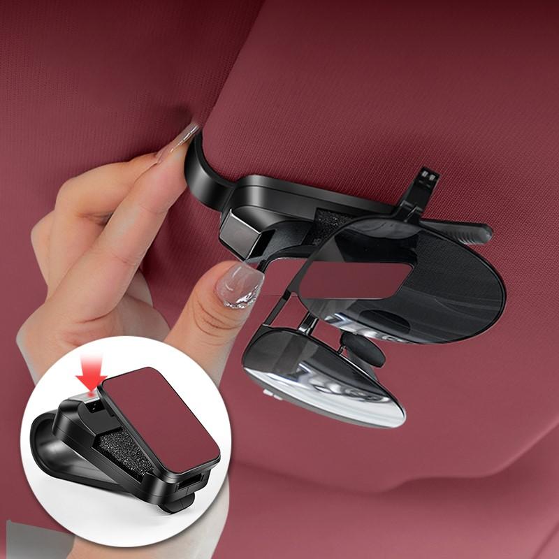 Car Sunglasses Holder Glasses Ticket Card For Brabus Mercedes Benz AMG Smart W205 C300 W203 W206 W108 W124 W126 W140 Accessories KR9