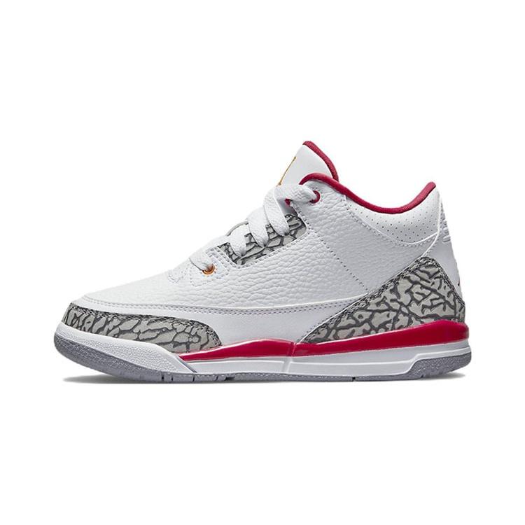 (PS) Air Jordan 3 Retro Cardinal Red Kids 429487-126 EU 28