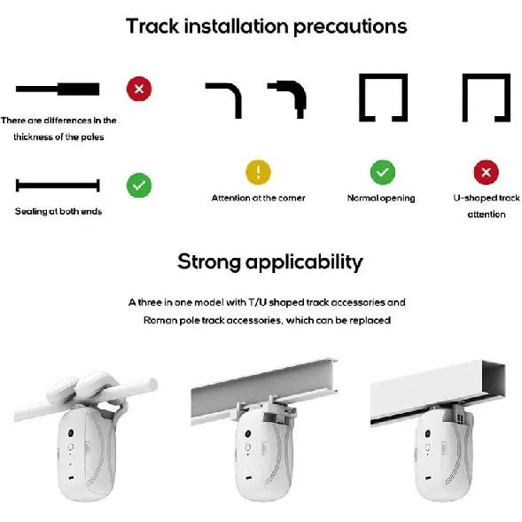 Zigbee Smart Curtain Driver Robot Automatic Curtain Motor Curtain Puller Zigbee Electric Switch Robot Motor Google Home Alexa