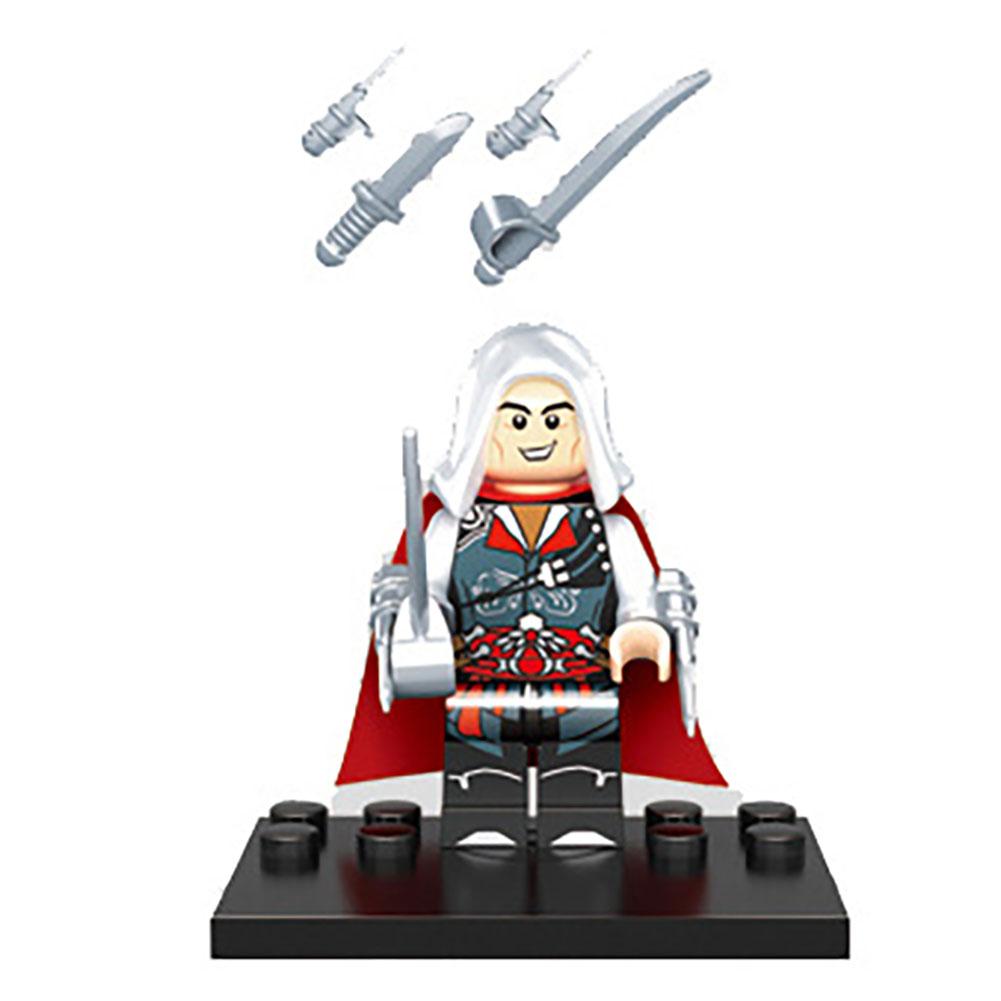Minifigurines Assassin's Creed Série Kenway Firenze Brique de Construction Assemblée Jouet Rotatif Cadeaux d'Anniversaire pour Enfants
