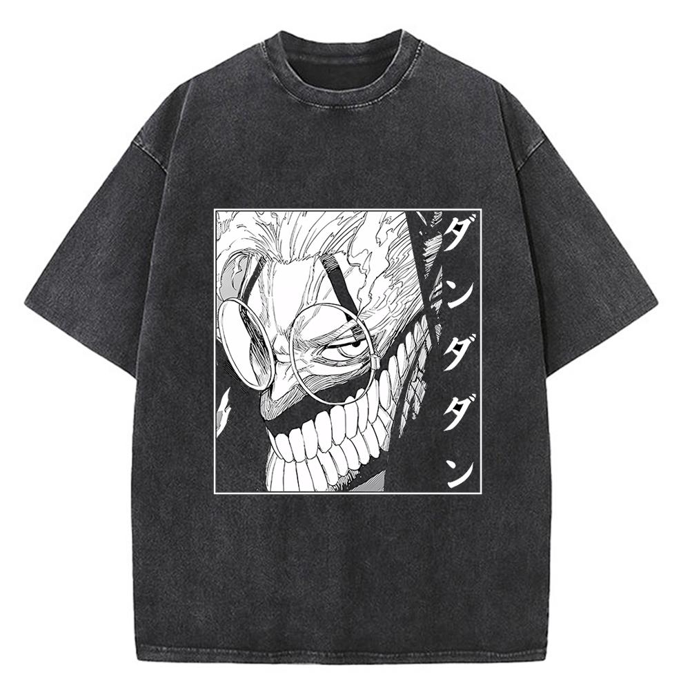 High Quality Cotton Dandadan Okarun Tshirt Men Japanese Anime T Shirt Cartoon EU Size Tshirt Aesthetic Fashion Tee Male