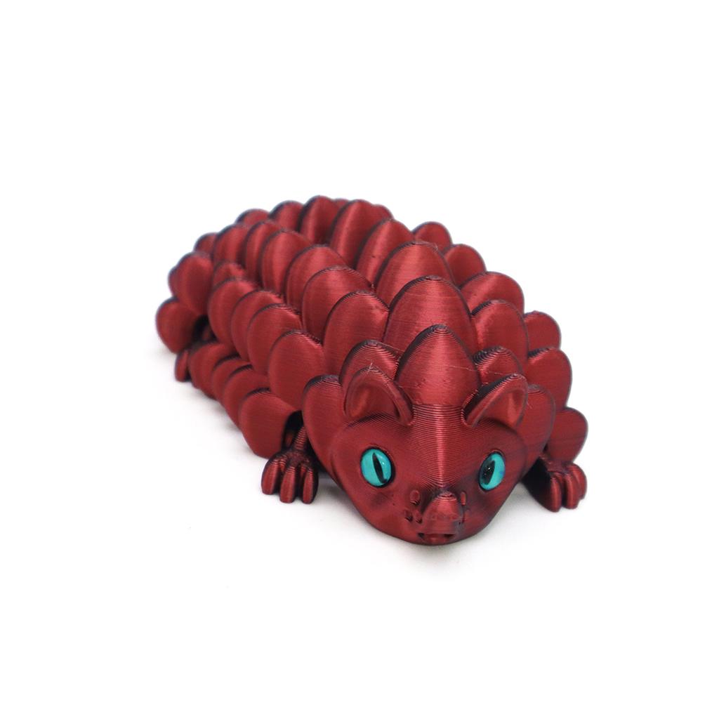 1Pcs 3D Printing Small Hedgehog Crafts Statue Animals Creative Gifts Cute Little Hedgehog Joint Movable Models Children's Toys