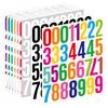 2-inch Digital Sticker Cut Die Self-adhesive Vinyl Vinyl Sticker Waterproof Number Identification Classification Digital Sticker