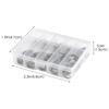 100pcs Fishing Hook Set Size 3-12 Carbon Steel Fishhook Fly Fishing Barbed Carp Hooks Fish Tackle Box Accessories For Men Women