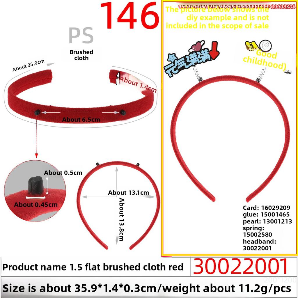 Wide Brushed Fabric Hair Band Headband Headband Hair Accessory Festival Plastic Fabric Hair Pressing Accessory