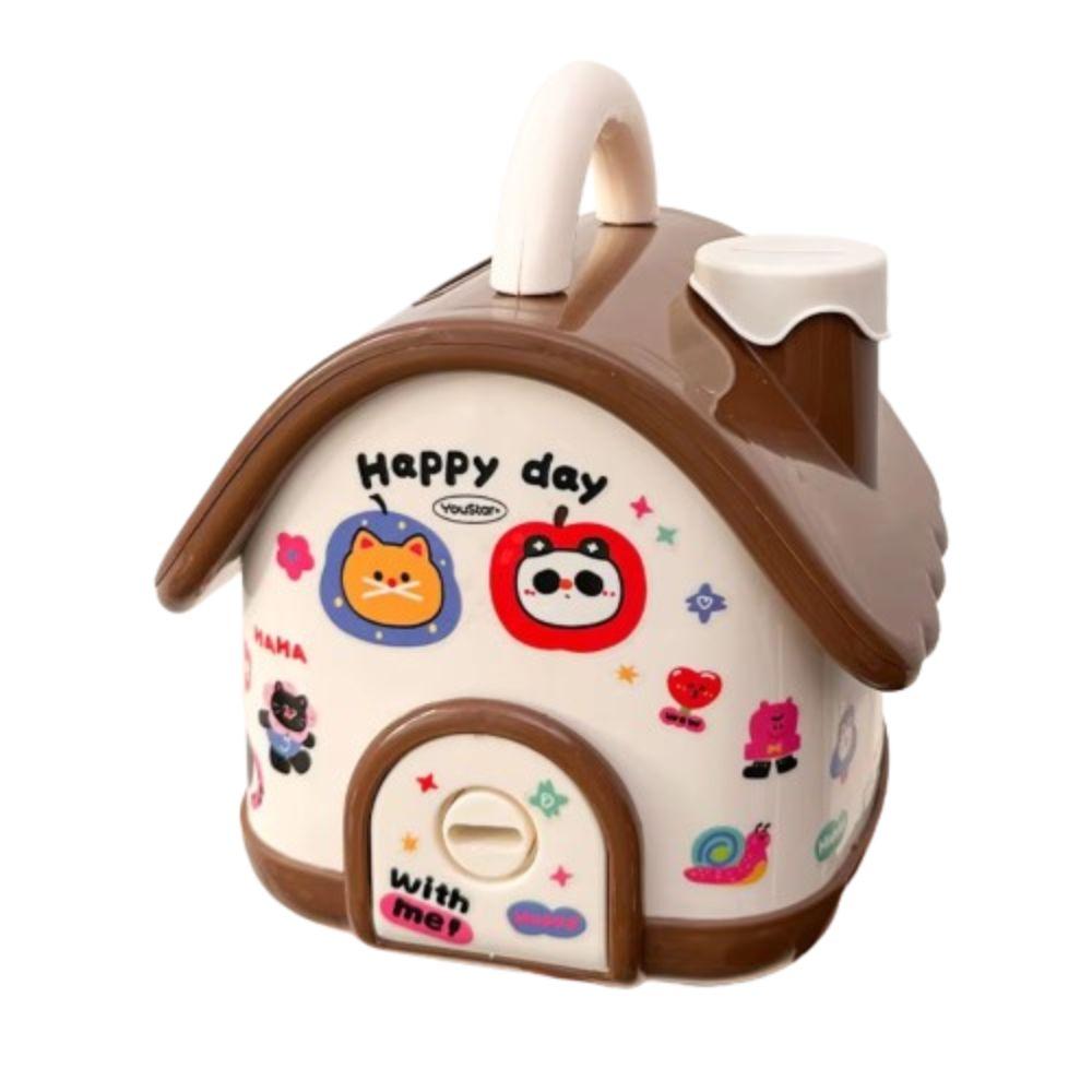 Safe Box Cartoon DIY Coin Bank Large Capacity Children Money Boxes House Piggy Bank  Creative Toy
