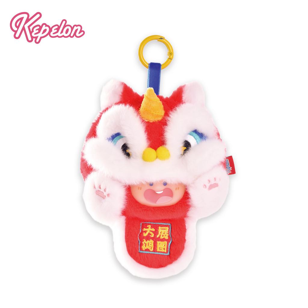 Chinese Culture Door God Plush Keychain With Traditional Design For Home Decor