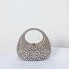 Lady Evening Bags for Women Luxury Designer Handbag and Purses New Ins Transparent Plastic Imitation Diamond Acrylic Pouch Bag