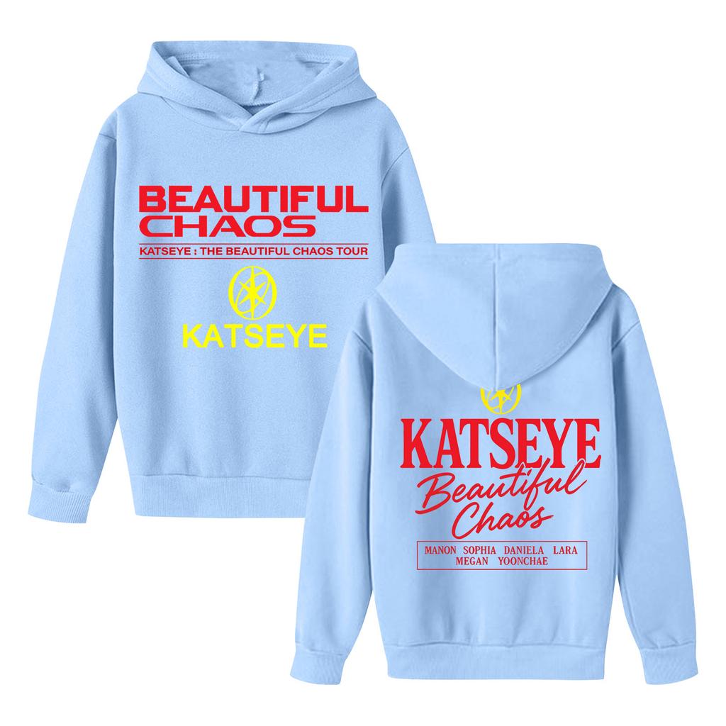 Kids' Long Sleeve Loose Pullover Letter Print Drawstring Hooded Sweatshirt