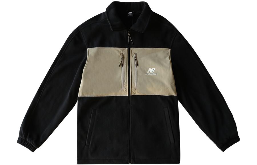 New Balance Velvet Jackets Unisex Black Thickened AMJ31307-BK L