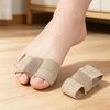 Toe Separator Hallux Valgus Corrector Breathable Elastic Nylon Spacers for Overlapping Toes Bunion Relief & Straightener