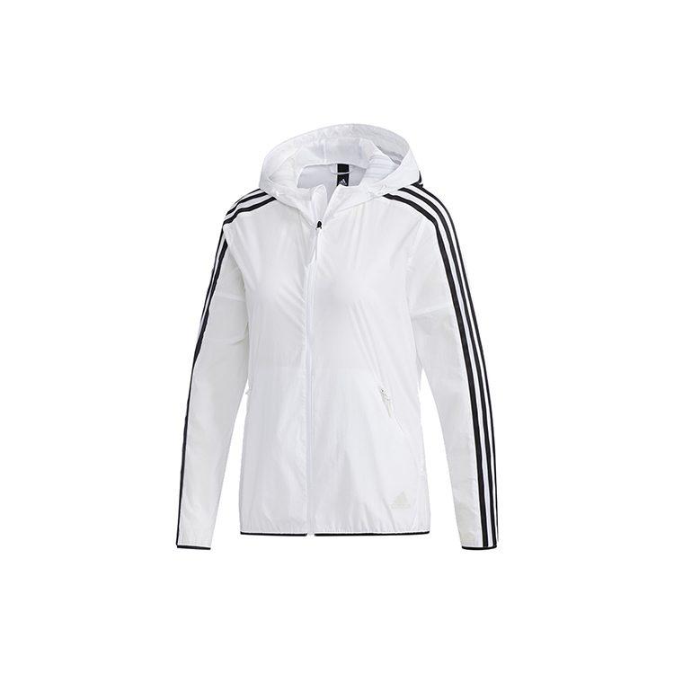 Adidas Jackets Women's White Hooded Moderate Other FT2881