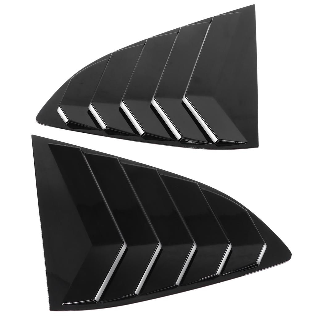 2pcs Rear Side Window Louver ABS Air Vent Scoop Shades Cover Replacement for CRV 2017‑2021